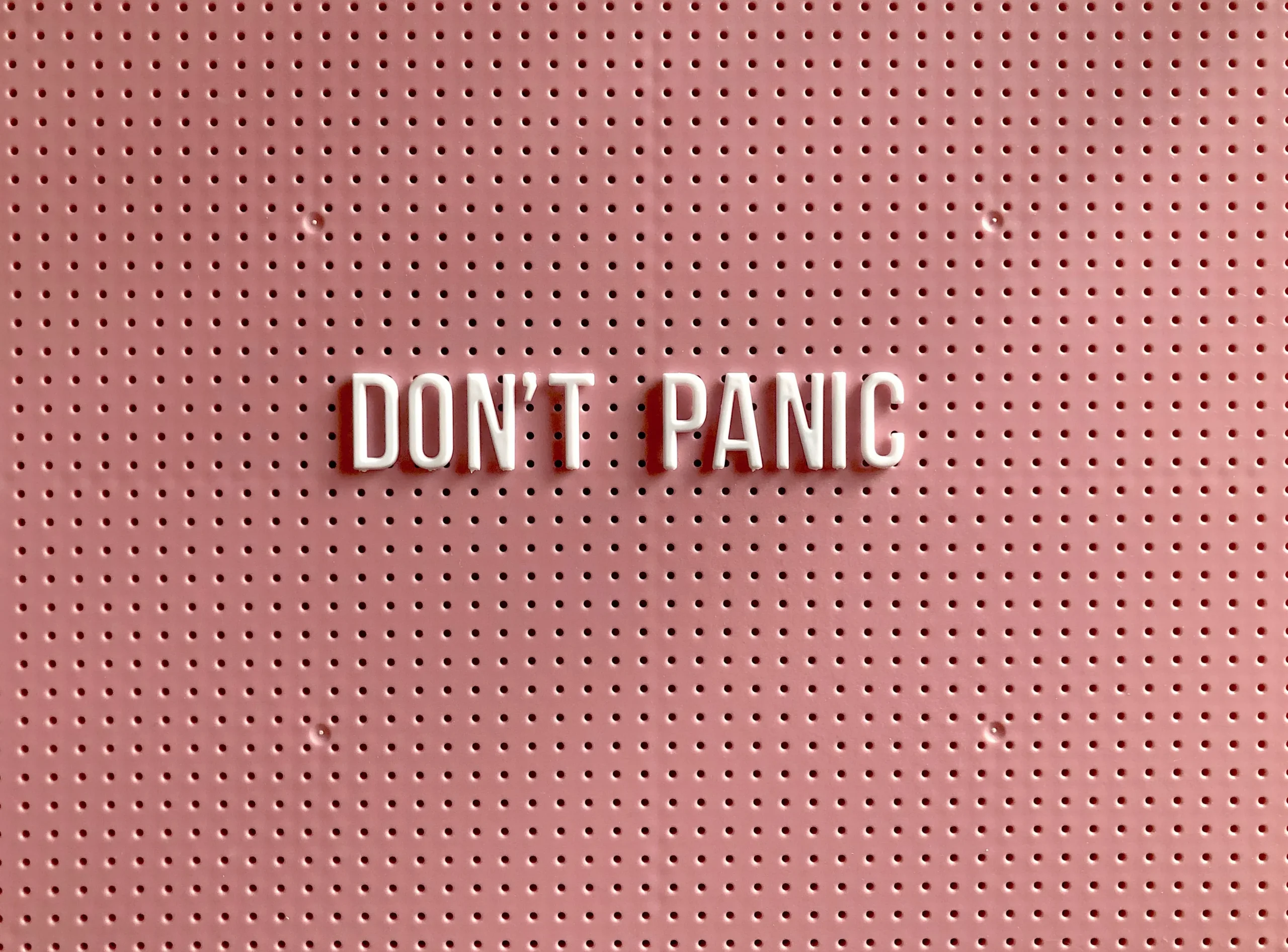 Dont Panic. Ansiedad. Trratamiento psicolgógico.